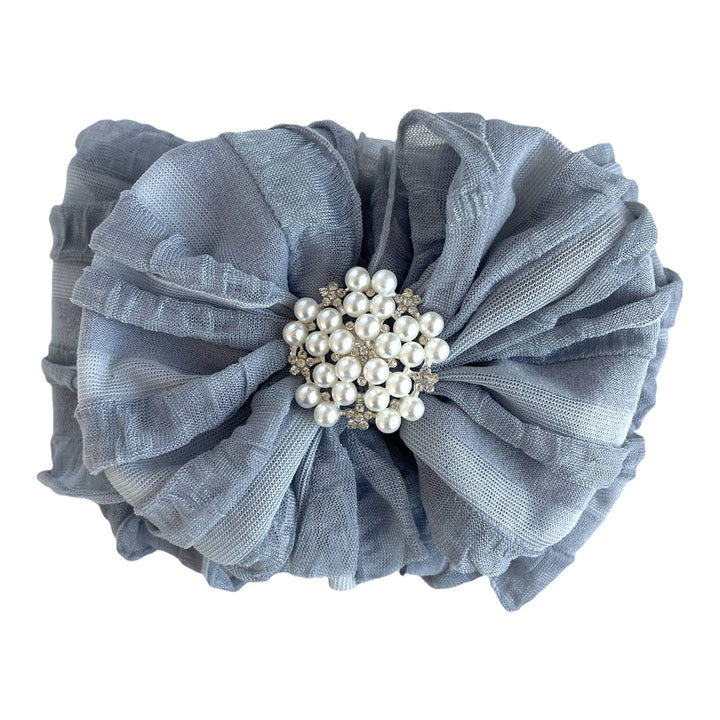 Pearl Ruffled Rockin Royalty Headband