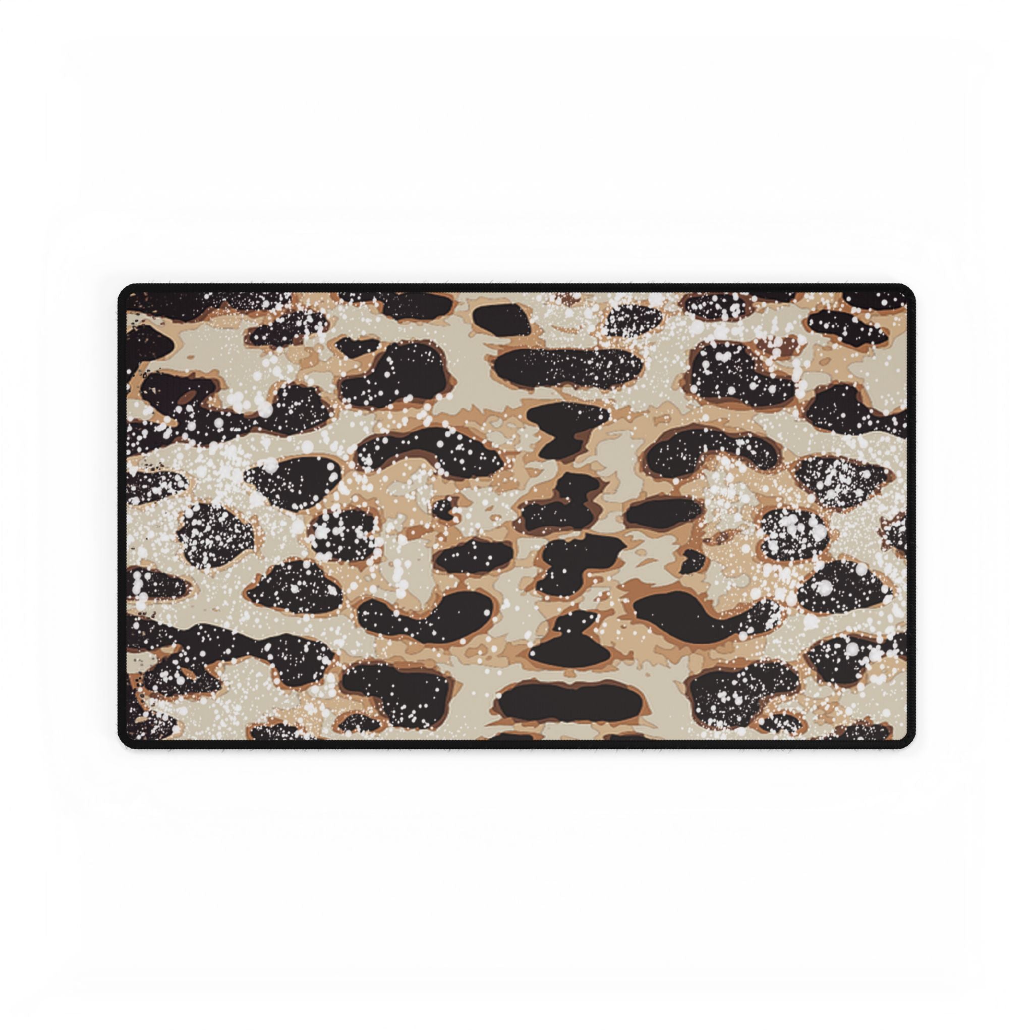 Desk Mat | DISTRESSED LEOPARD