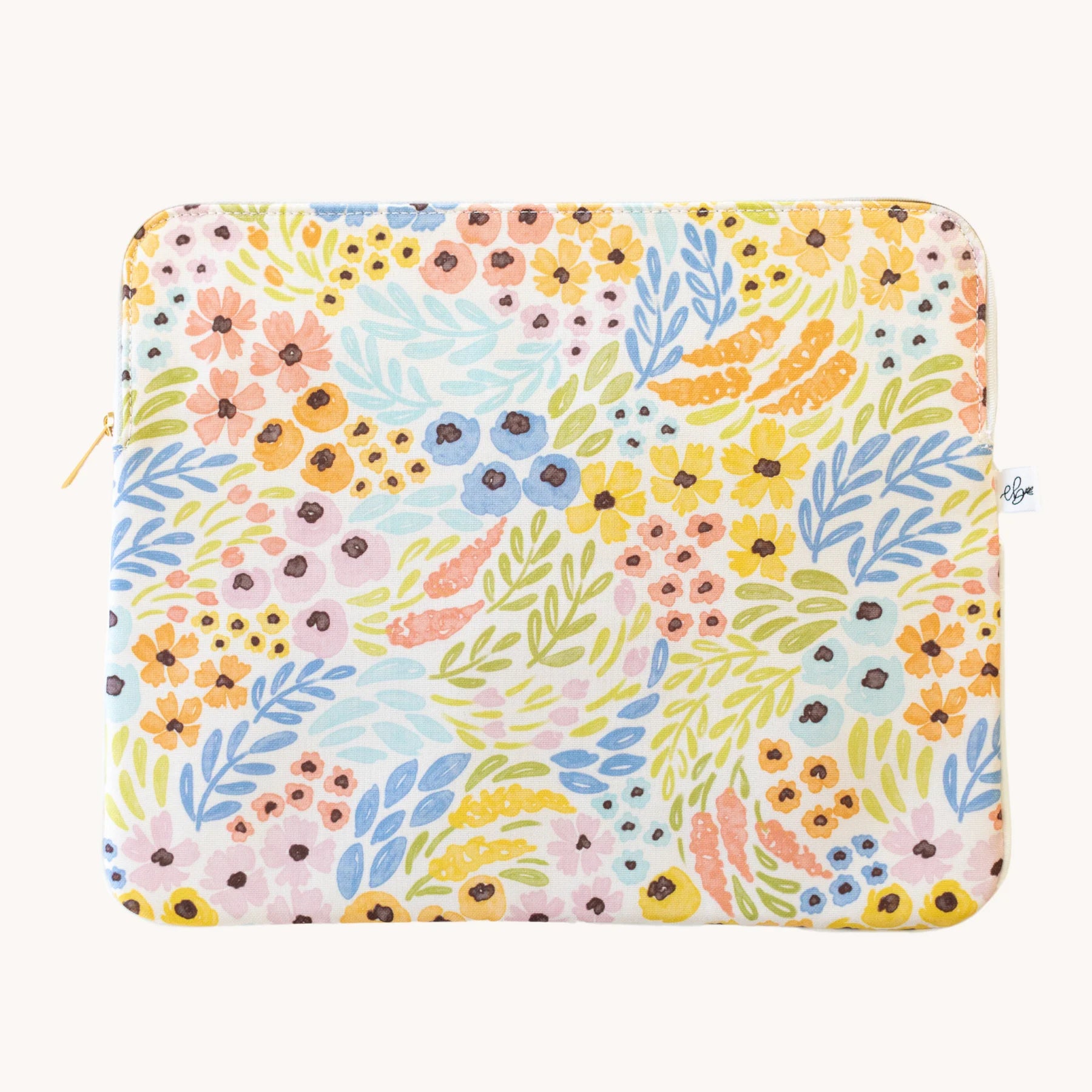 Pastel Wildflower Laptop Sleeve 15"