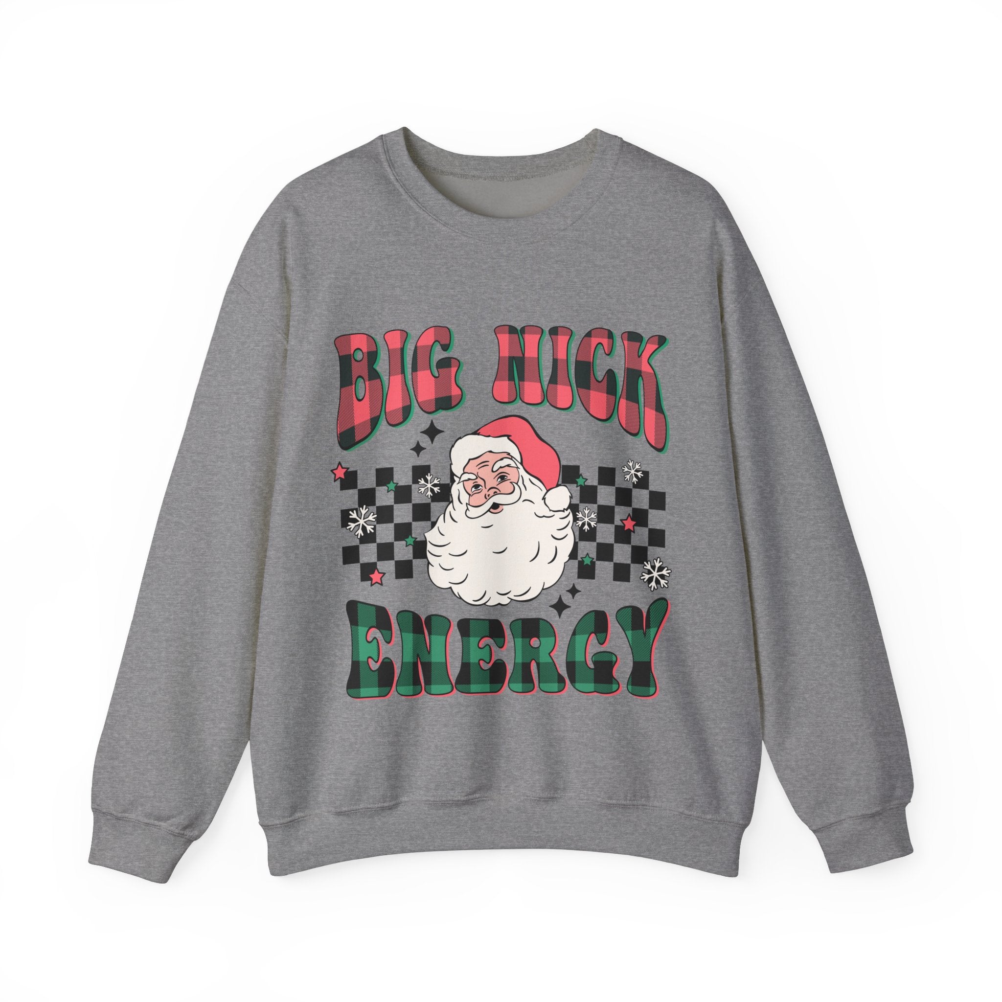 Gildan Big Nick Energy Unisex Crewneck Sweatshirt - Cozy Holiday Vibes