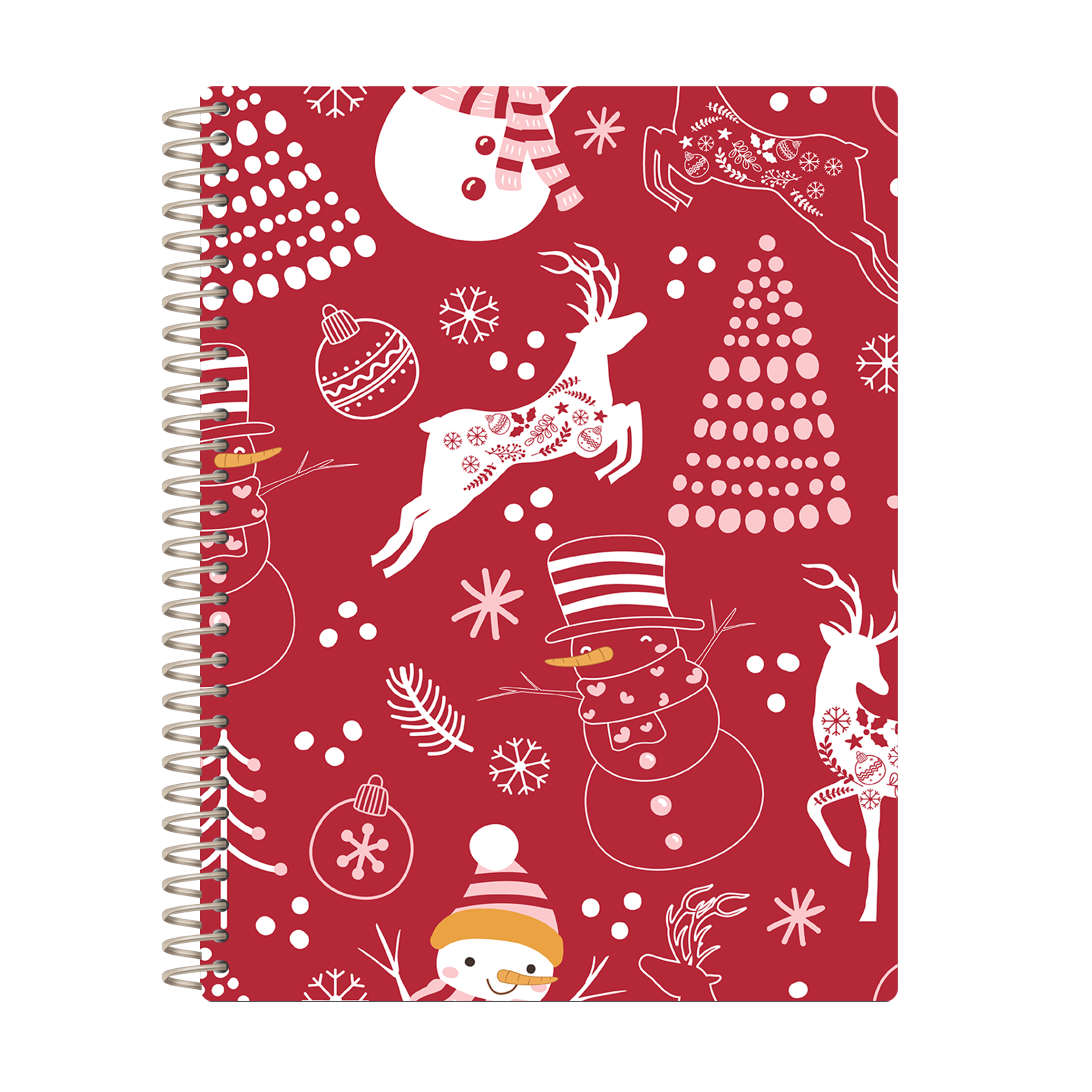 Christmas Colorbook 4 _ RED SNOWMAN