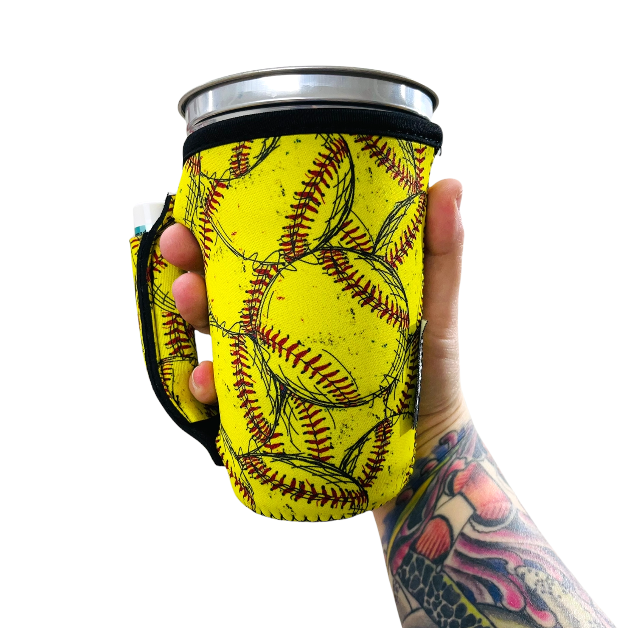 Softball 16oz PINT Glass / Medium Fountain Drinks and Tumbler Handlers™