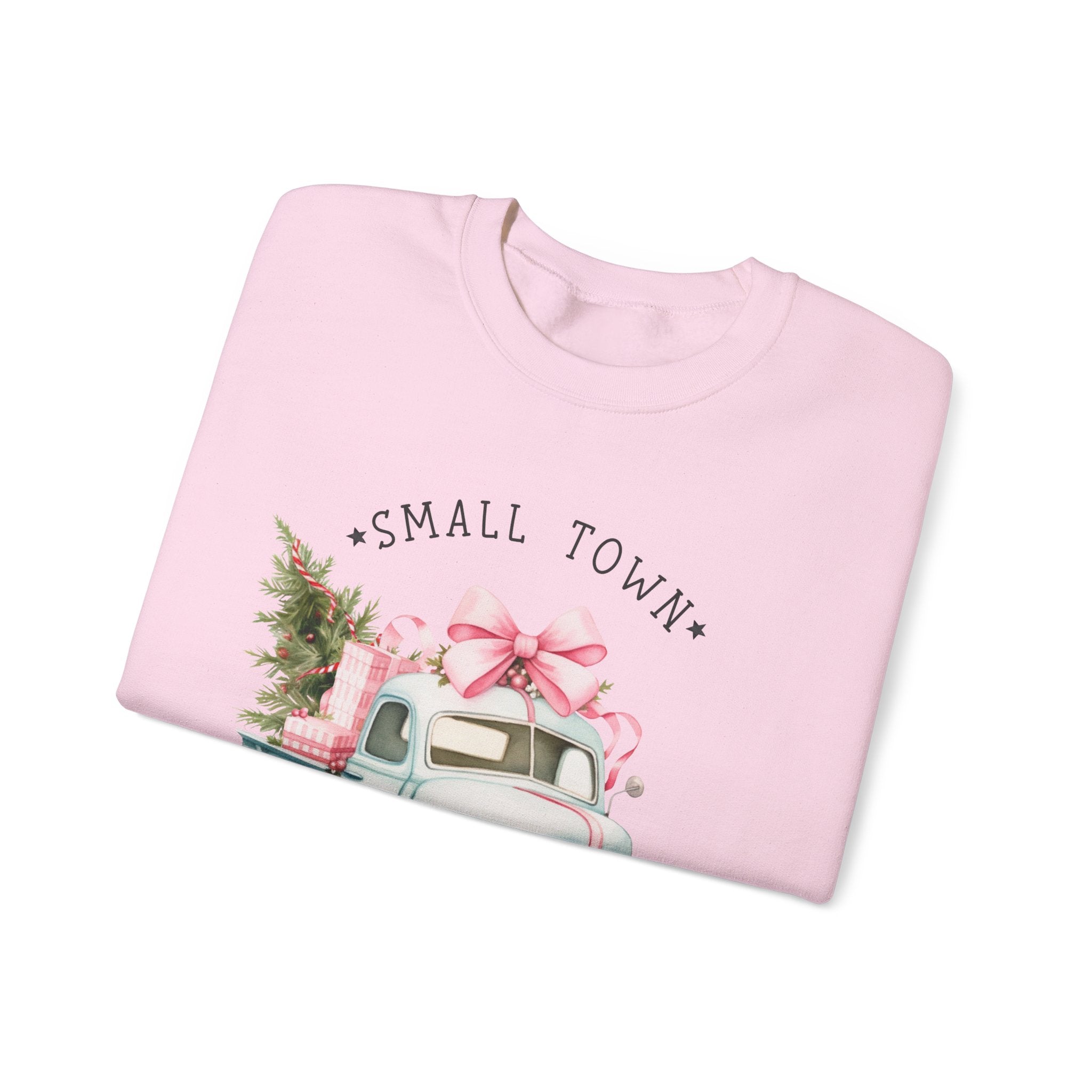 Gildan Small Town Christmas Unisex Heavy Blend™ Crewneck Sweatshirt