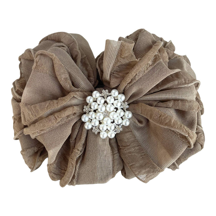 Pearl Ruffled Rockin Royalty Headband