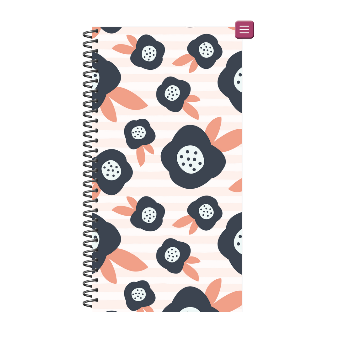 PhoneLife Interchangeable Digital Planner Cover | MIDNIGHT BOHO BLOSSOMS 5