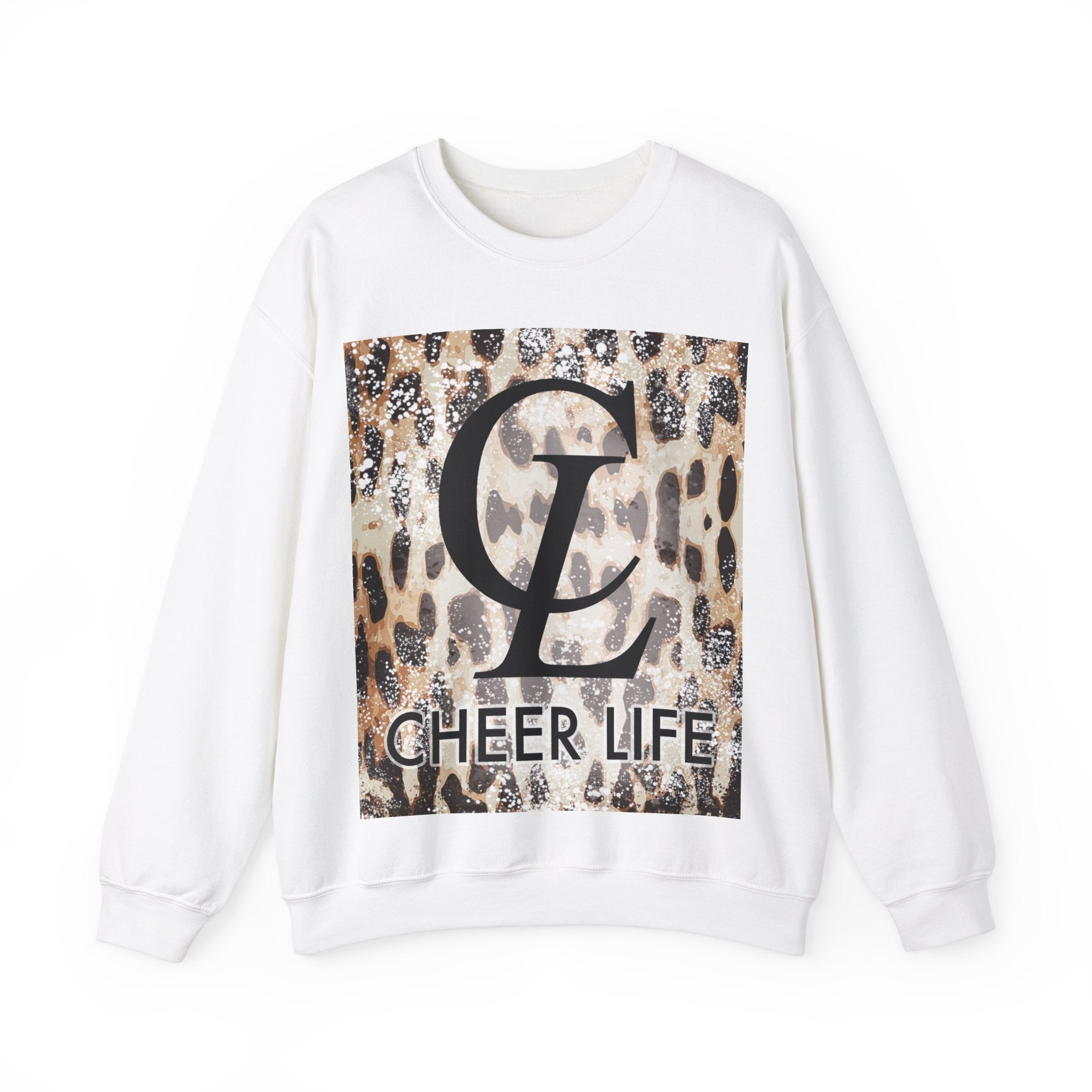 Leopard Cheer Life Sweatshirt