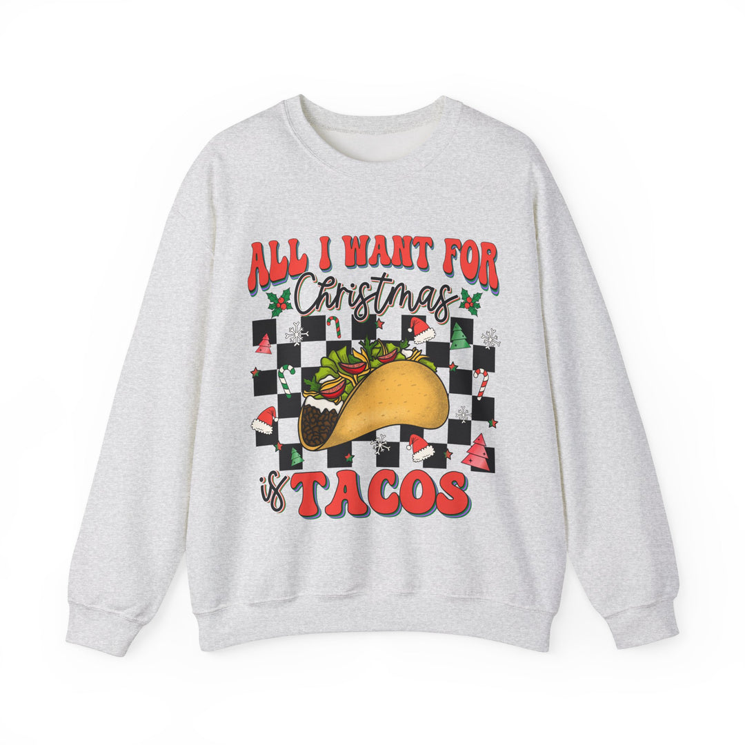 Gildan Fun Christmas Taco Sweatshirt - Unisex Heavy Blend™ Crewneck