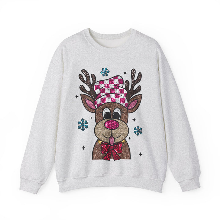 Gildan Cozy Rudolph Christmas Crewneck Sweatshirt