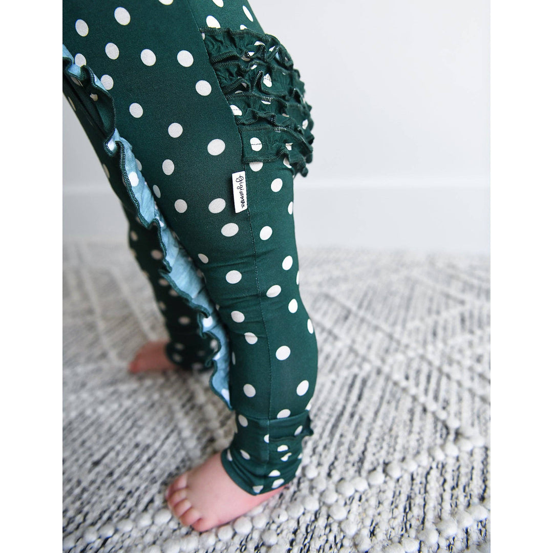 Dottie Gigi & Max Newborn Ruffle Zip Bamboo Onesie