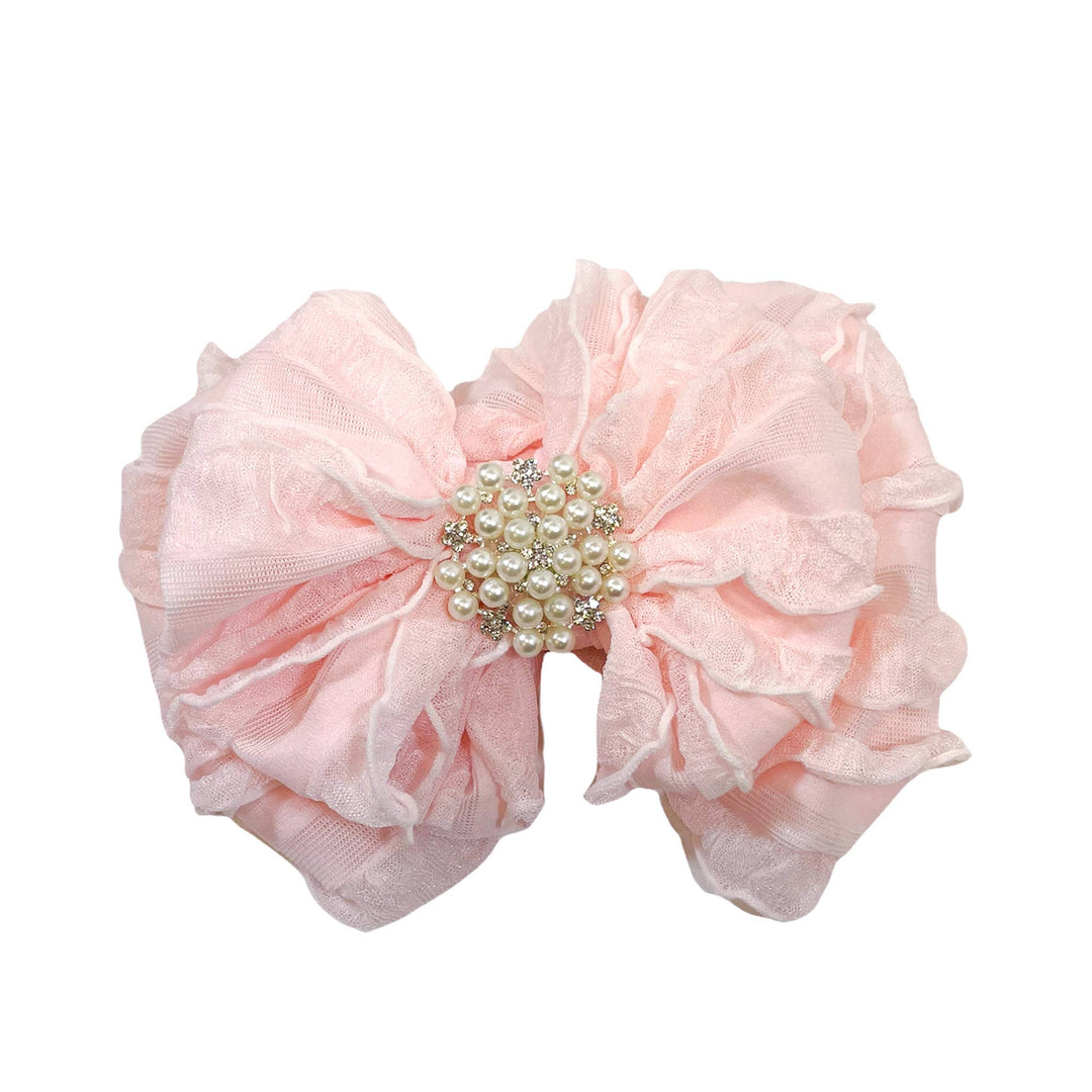 Pearl Ruffled Rockin Royalty Headband