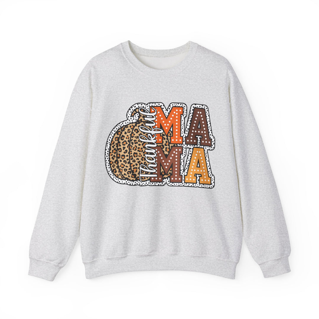 Gildan Leopard Pumpkin Mama Crewneck Sweatshirt - Fall Fashion for Moms