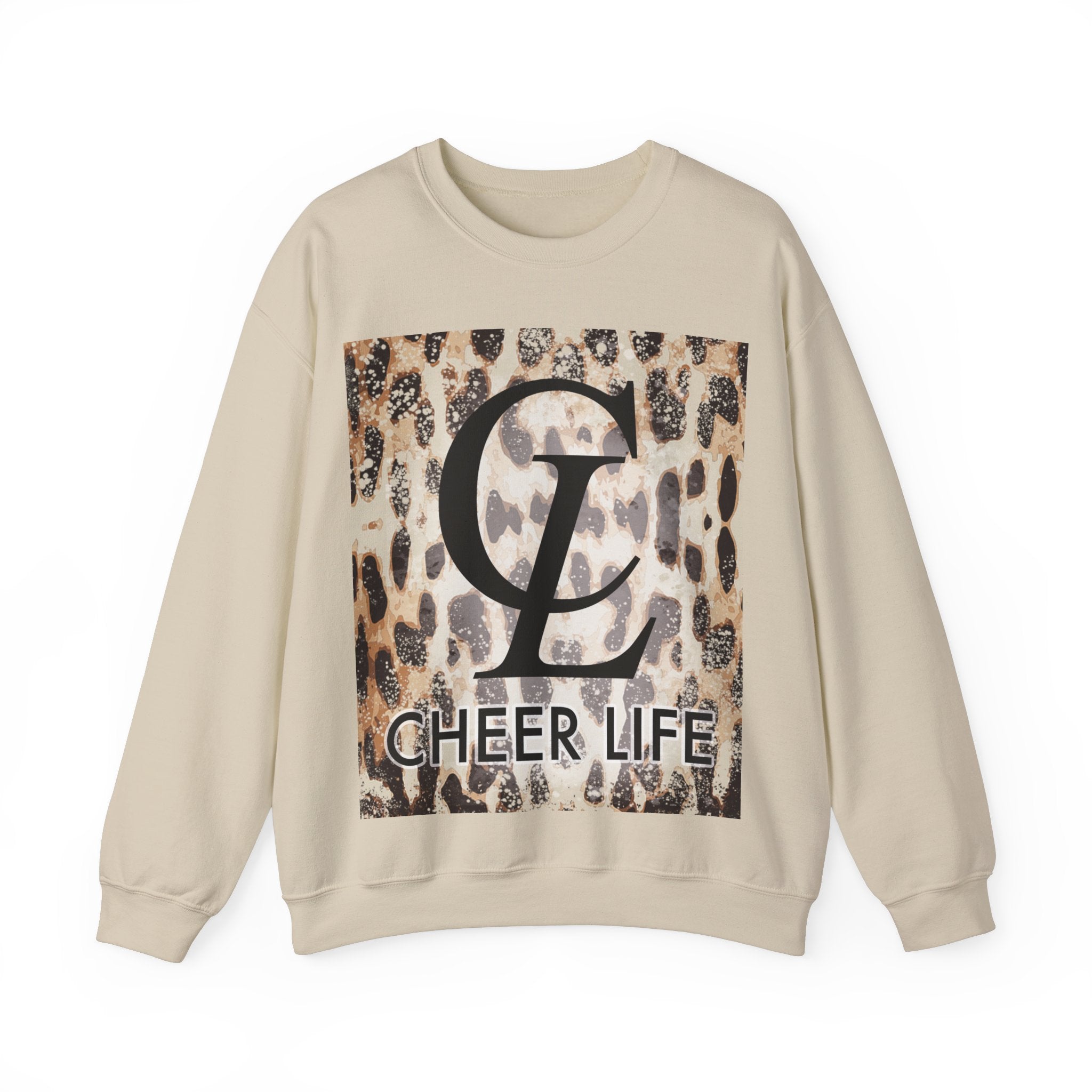 Leopard Cheer Life Sweatshirt