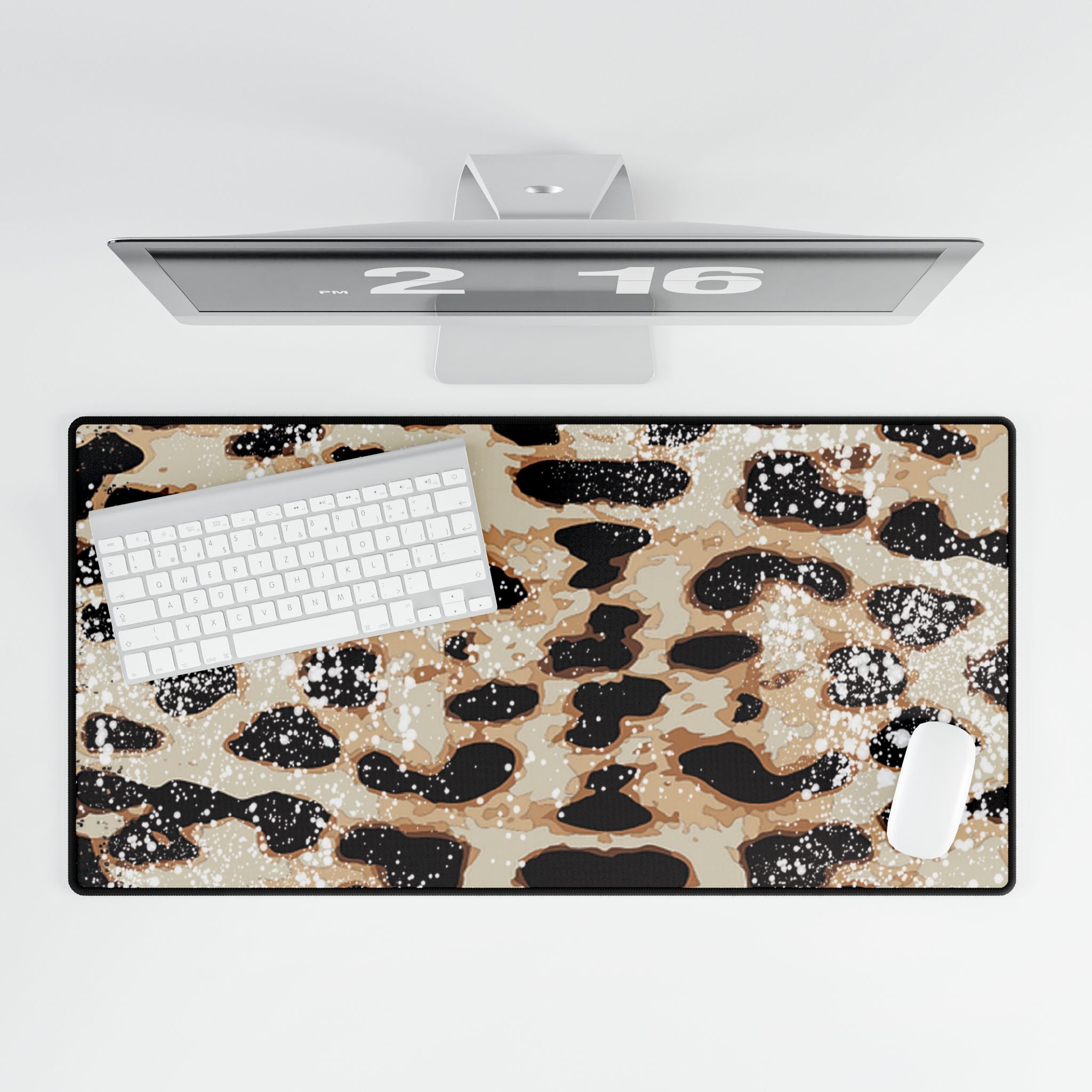 Desk Mat | DISTRESSED LEOPARD