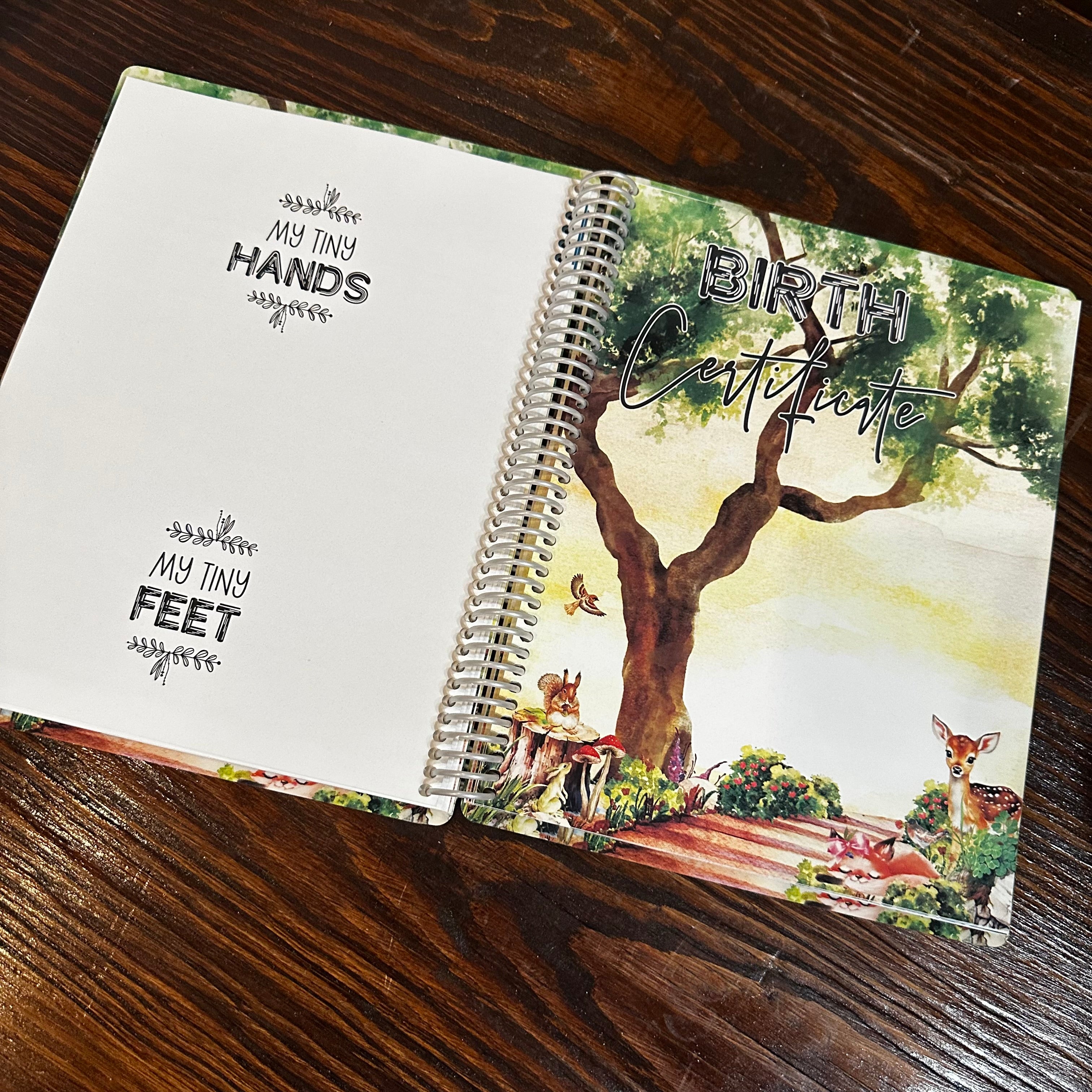 Baby Book - WHIMSICAL FOREST