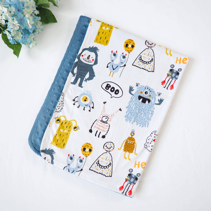 Baby & Toddler Minky Blanket - Monster Friends