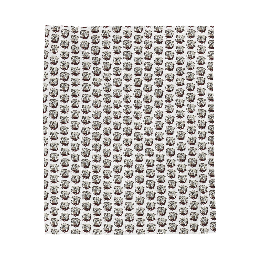 SCHOOL SPIRIT BLANKET | GARRISON BULLDOGS PATTERN