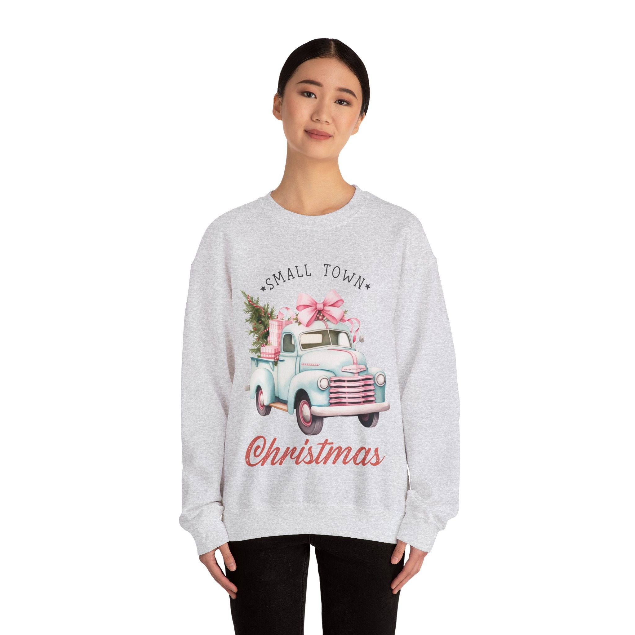 Gildan Small Town Christmas Unisex Heavy Blend™ Crewneck Sweatshirt