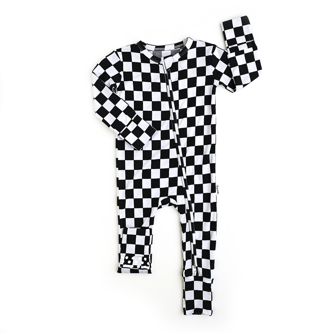 Axel Gigi & Max Newborn Zip Bamboo Onesie