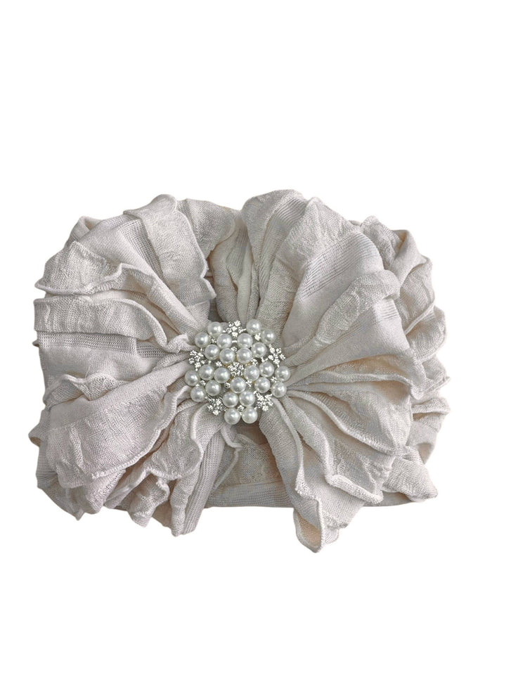 Pearl Ruffled Rockin Royalty Headband