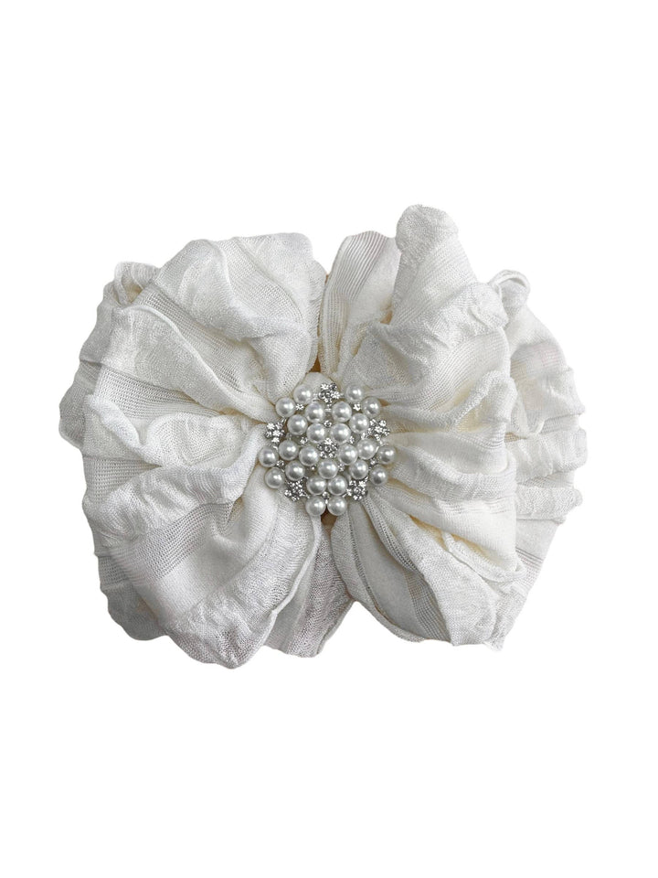 Pearl Ruffled Rockin Royalty Headband