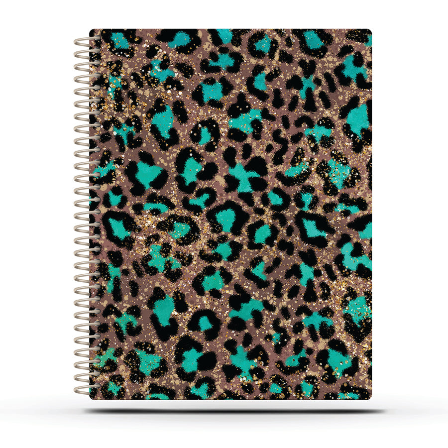 Photography Appointment Book - AQUA CHEETAH