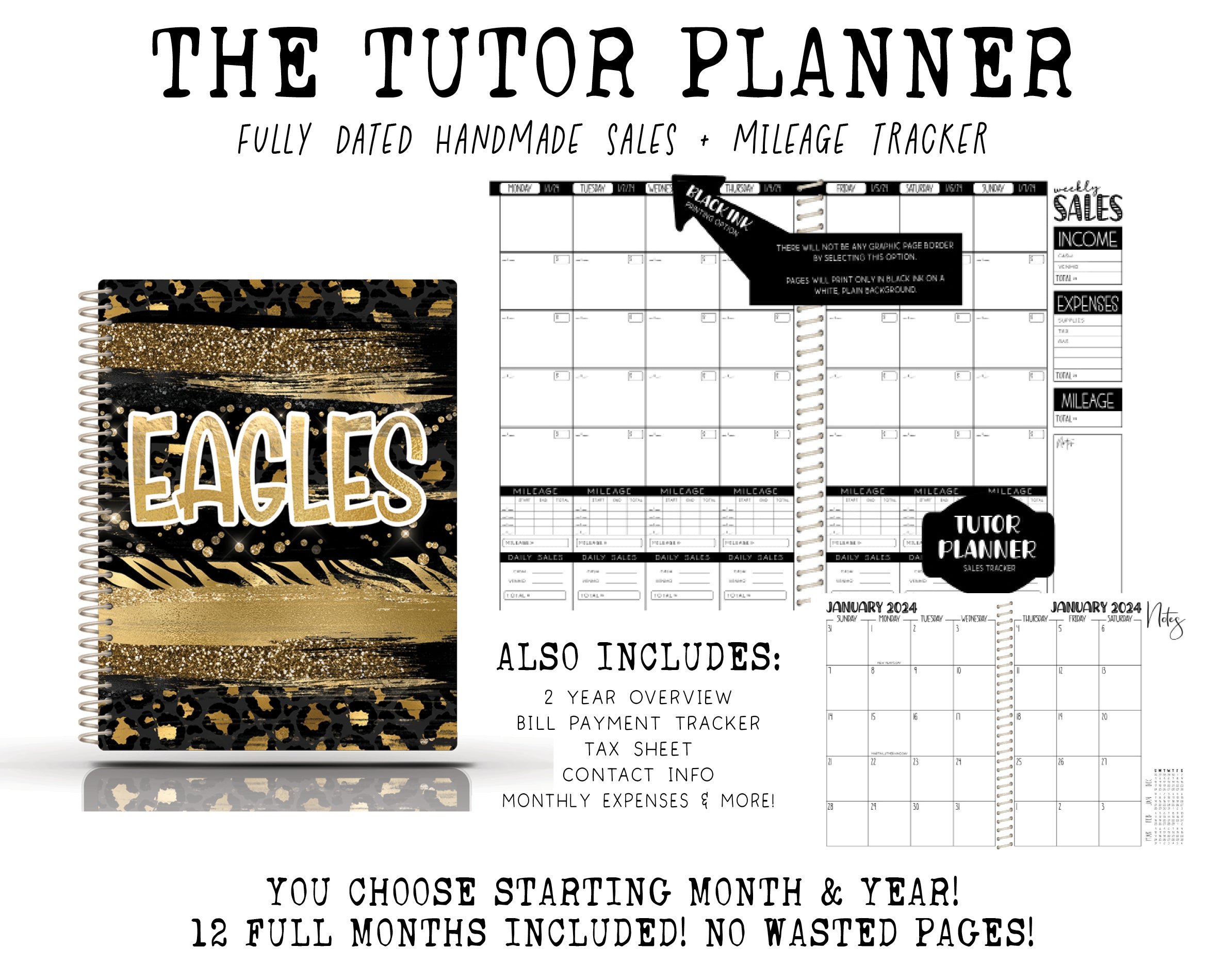 The Tutor Planner - BLACK GOLD EAGLES