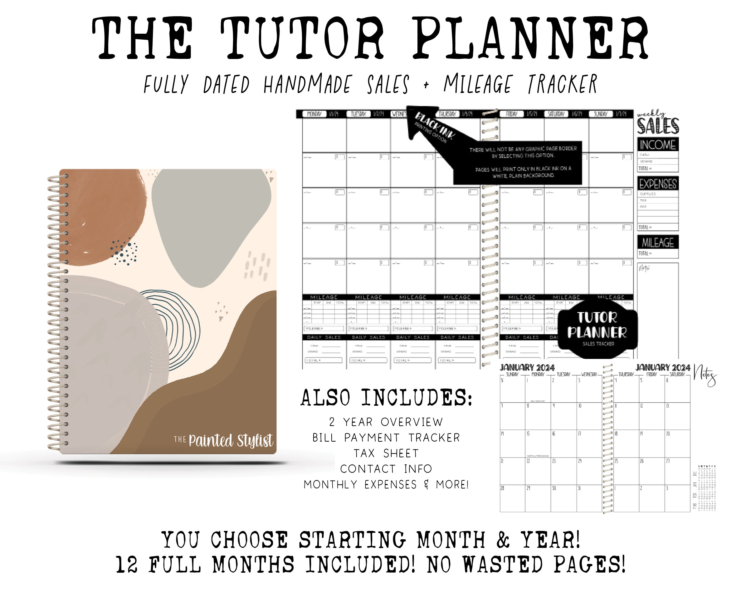 The Tutor Planner - BOHO ABSTRACT 2