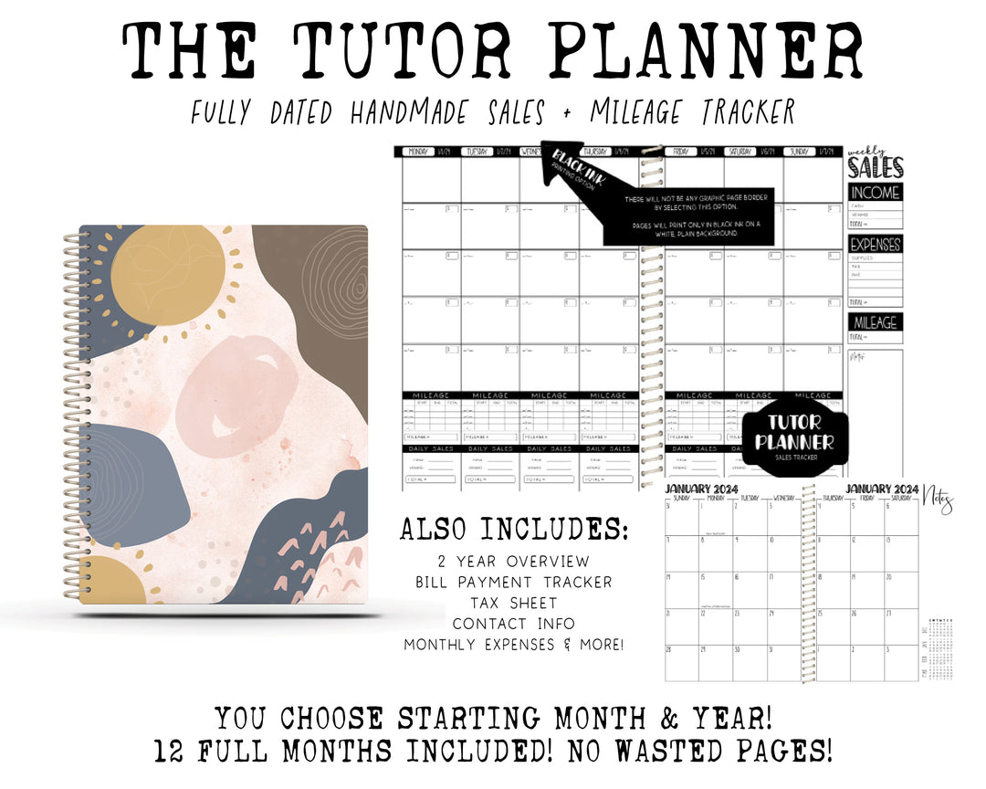 The Tutor Planner - BOHO ABSTRACT 3