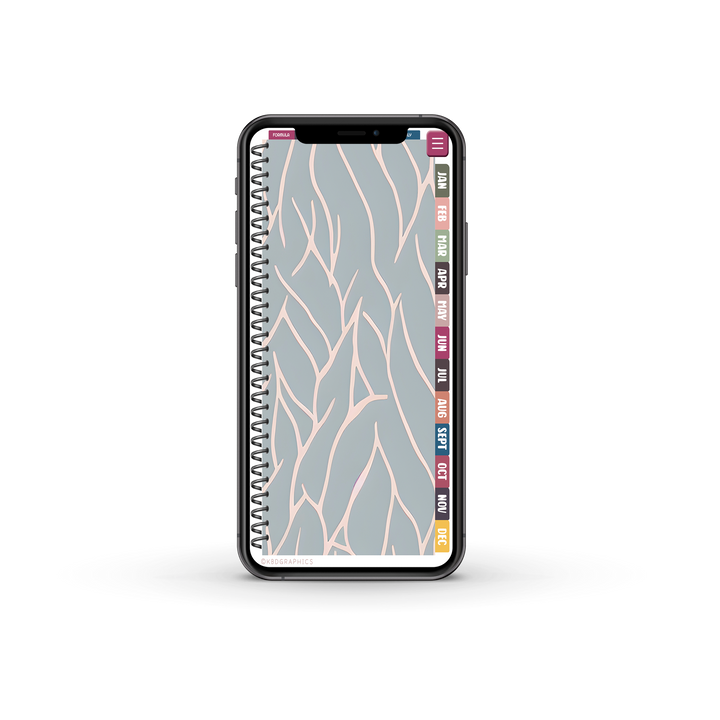 PhoneLife Simple Keepall Digital Planner | BOHO FLORAL 6