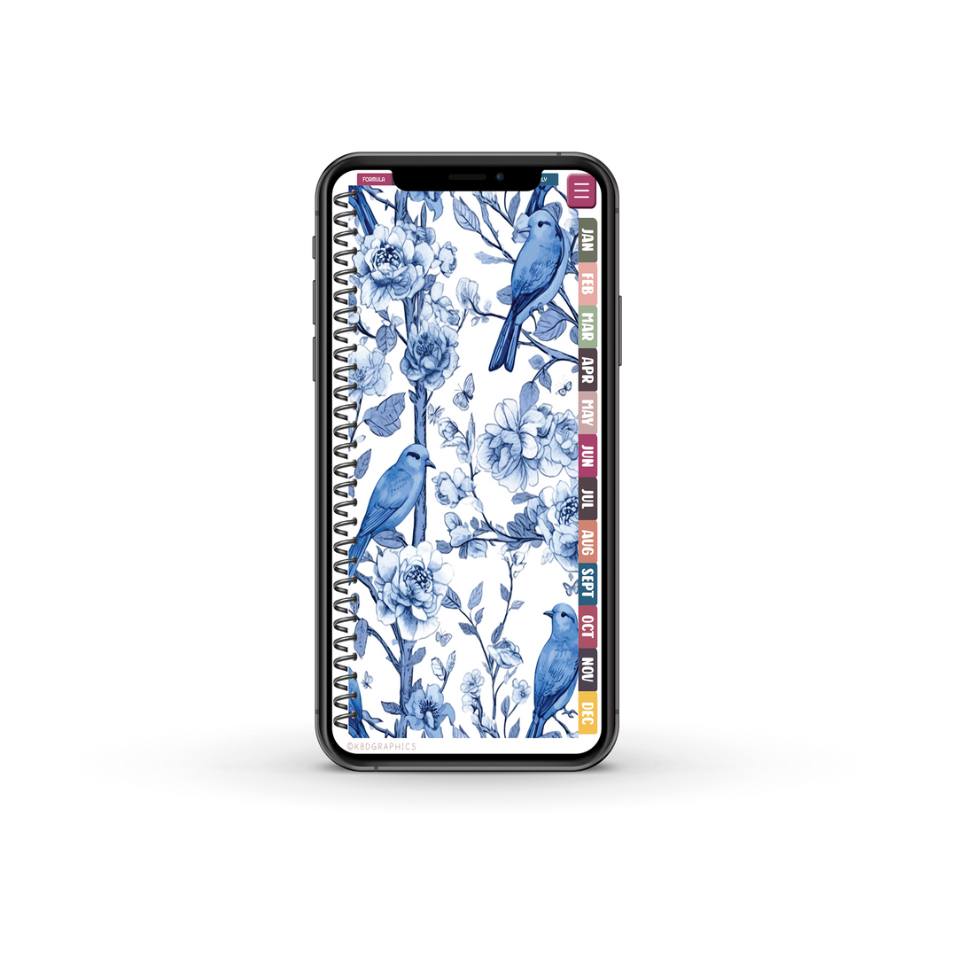 PhoneLife Simple Keepall Digital Planner | BOHO FLORAL 7