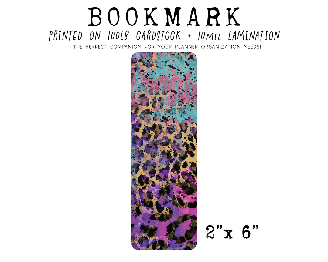 Bookmark | NEON LEOPARD GRUNGE