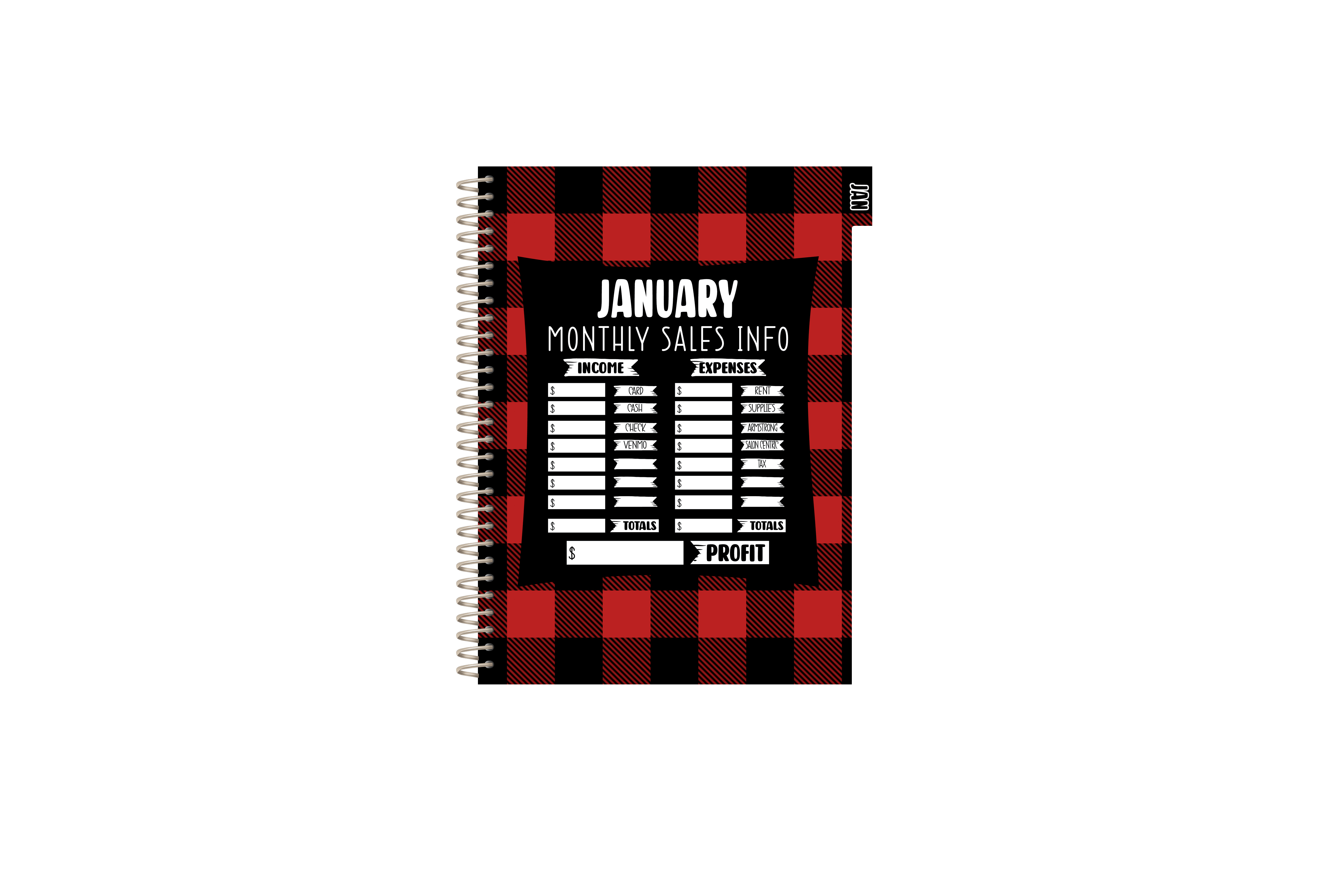 The Chelsea Appointment Book - BW BUFFALO PLAID