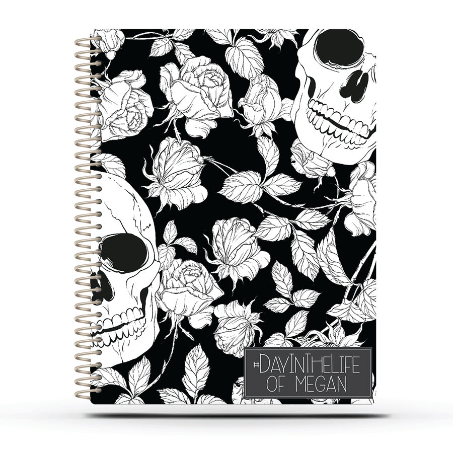 Photography Appointment Book - BW SKULLS