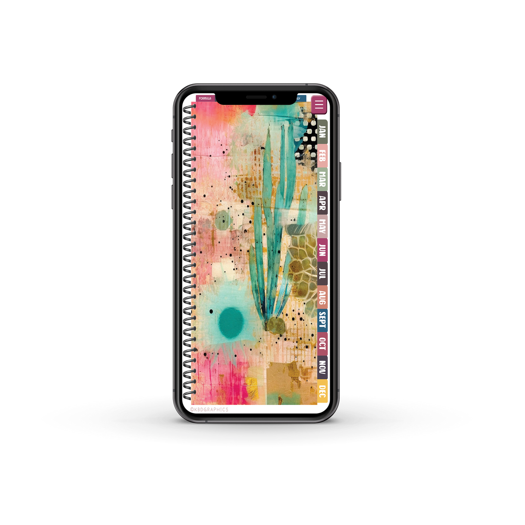 2024 PhoneLife Simple Keepall Digital Planner | CACTUS 3