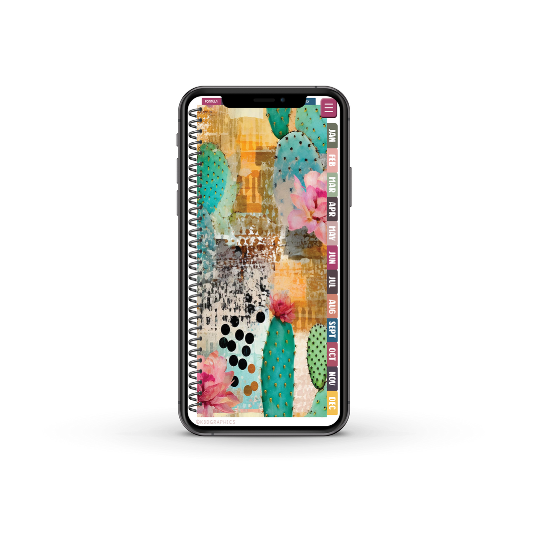 2024 PhoneLife Simple Keepall Digital Planner | CACTUS 4