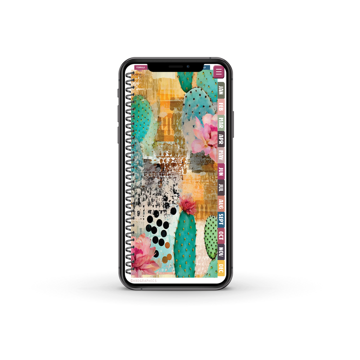 2024 PhoneLife Simple Keepall Digital Planner | CACTUS 4