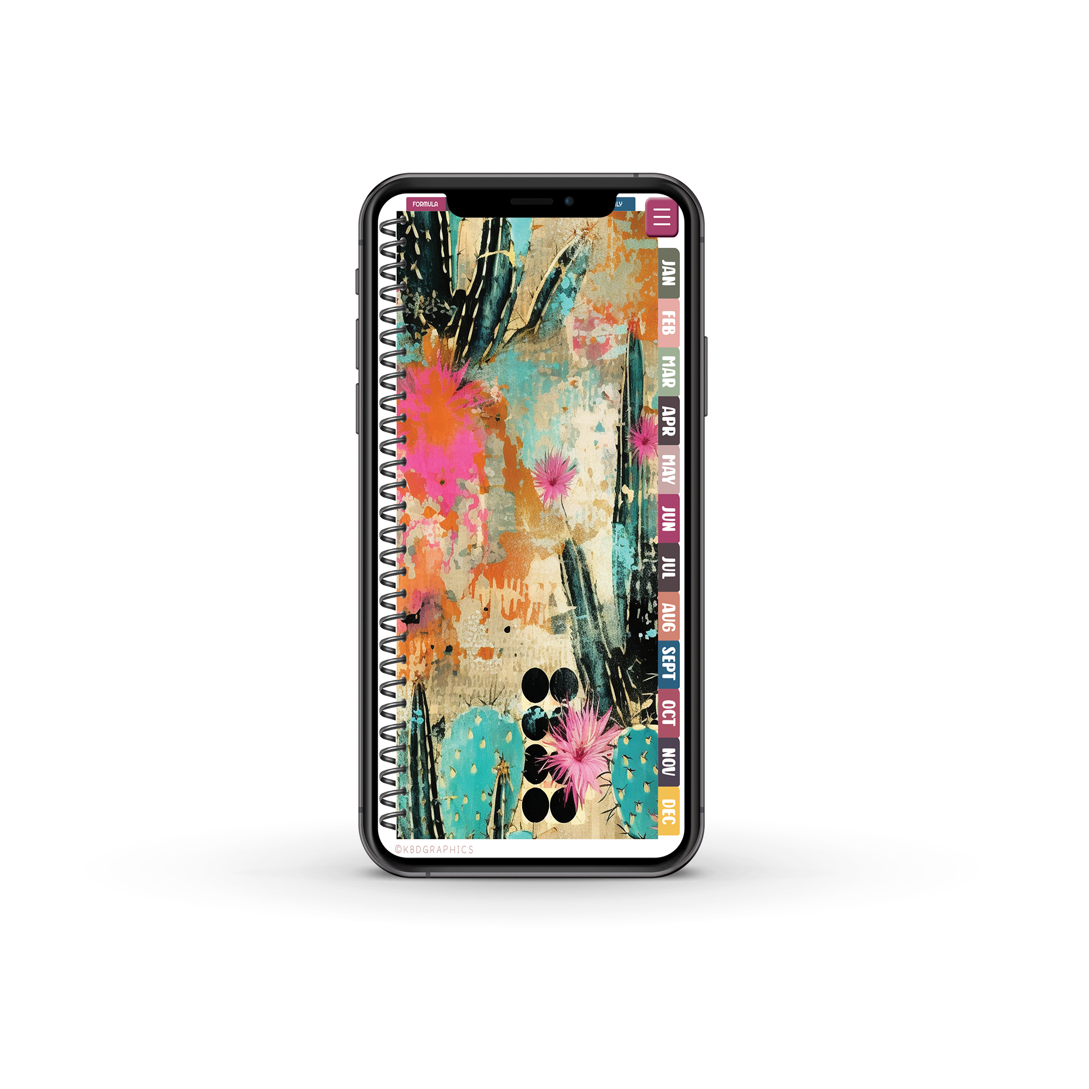 2024 PhoneLife Simple Keepall Digital Planner | CACTUS 5