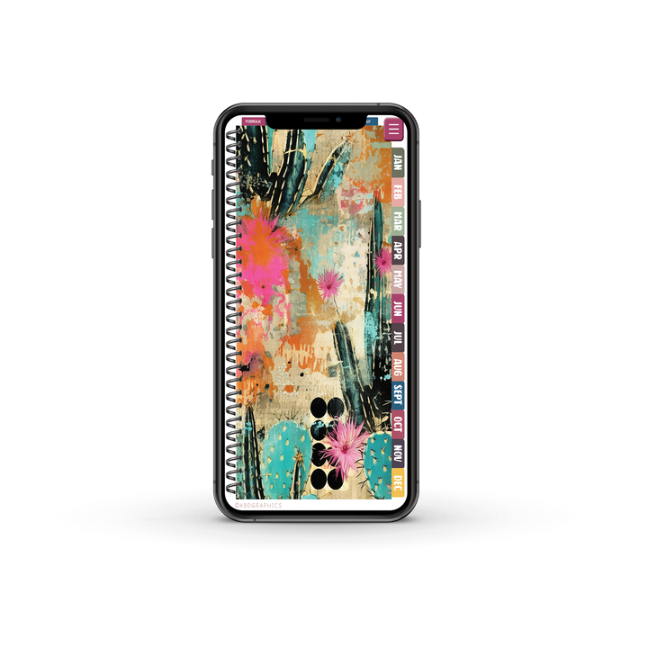 2024 PhoneLife Simple Keepall Digital Planner | CACTUS 5