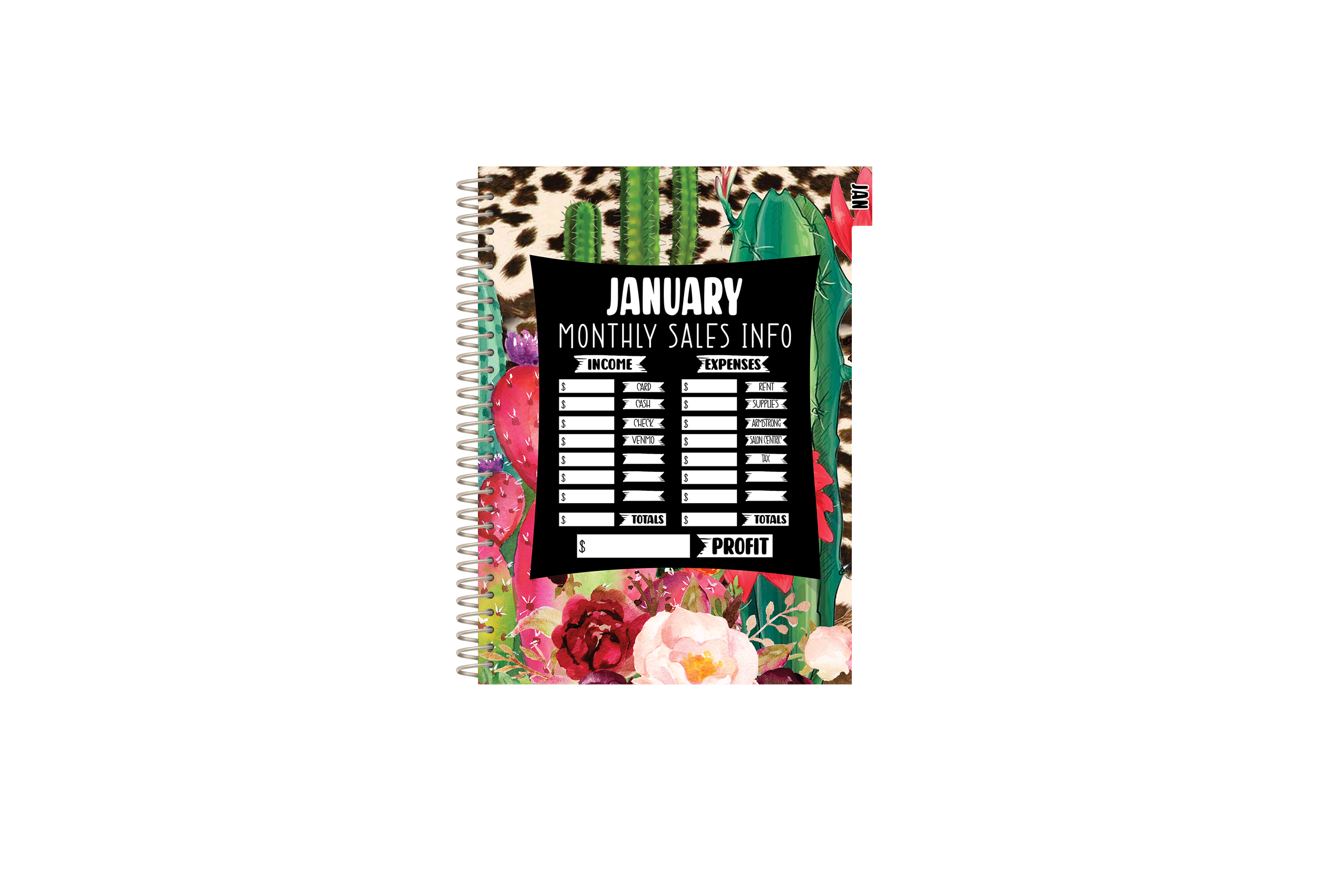 The Chelsea Appointment Book - COWHIDE CACTUS