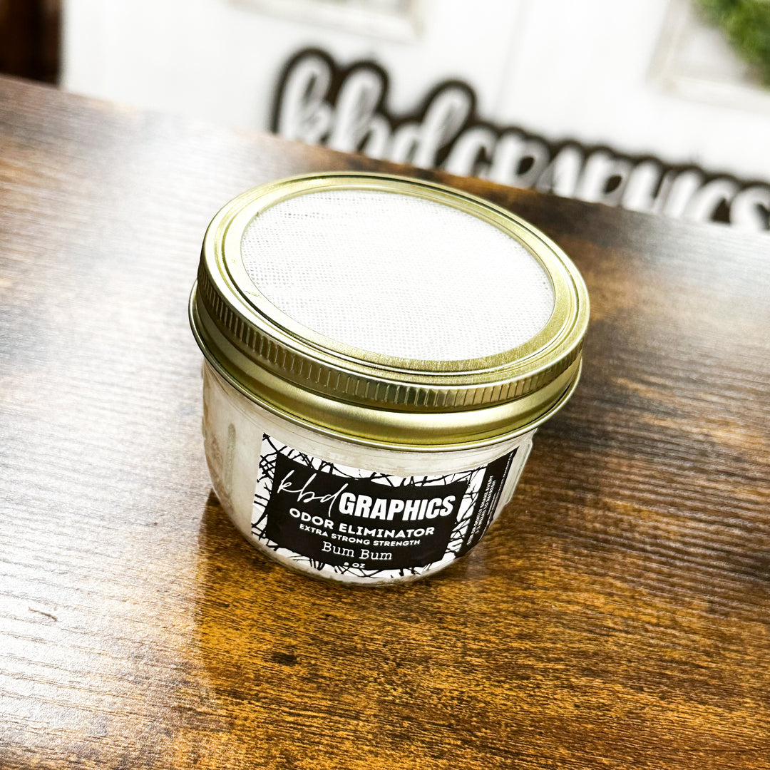 Odor Eliminator | 8 oz Glass Mason Jar