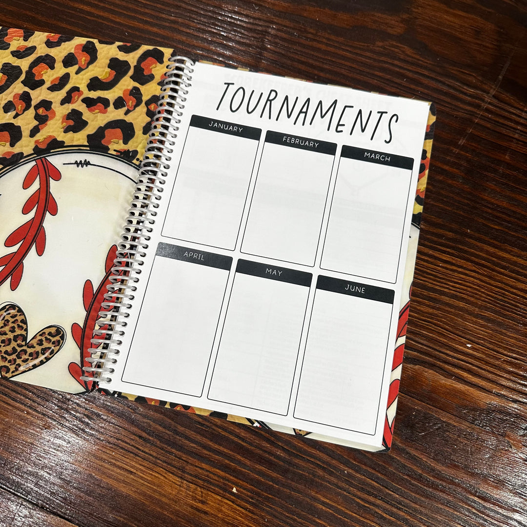 Baseball Scorebook  - LEOPARD DIAMOND