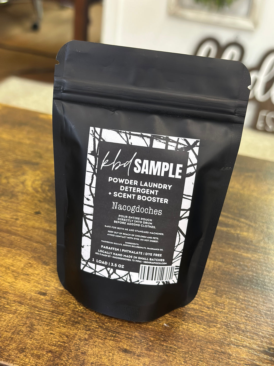 Sample BOOST + Powdered Laundry Detergent