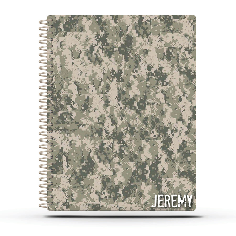 College Ruled Journal - DIGITAL CAMO