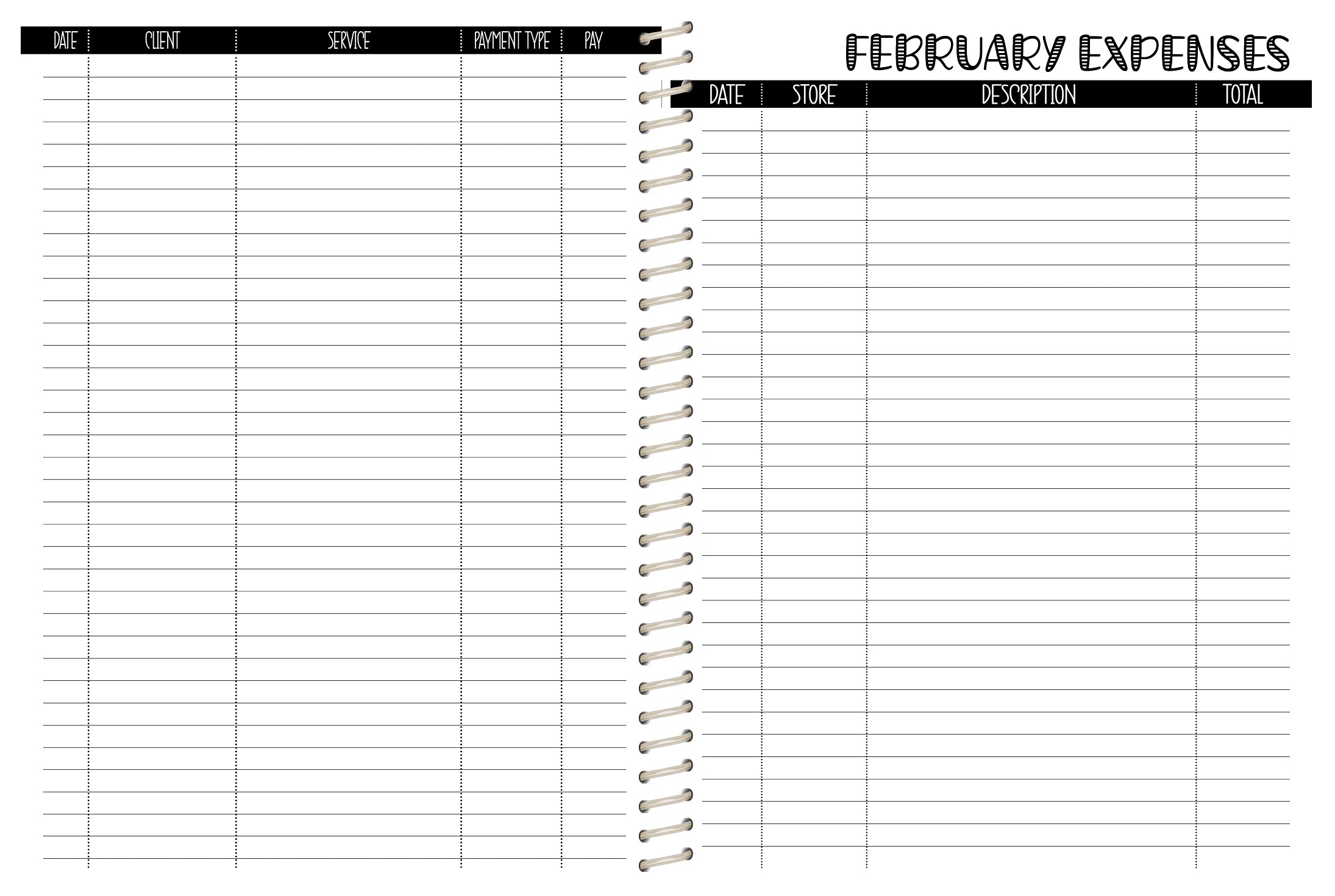 Dog Groomer Appointment Book - FLORAL DOG