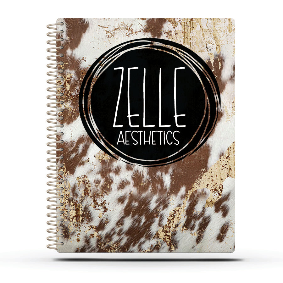 Photography Appointment Book - DSG RUSTIC COWHIDE