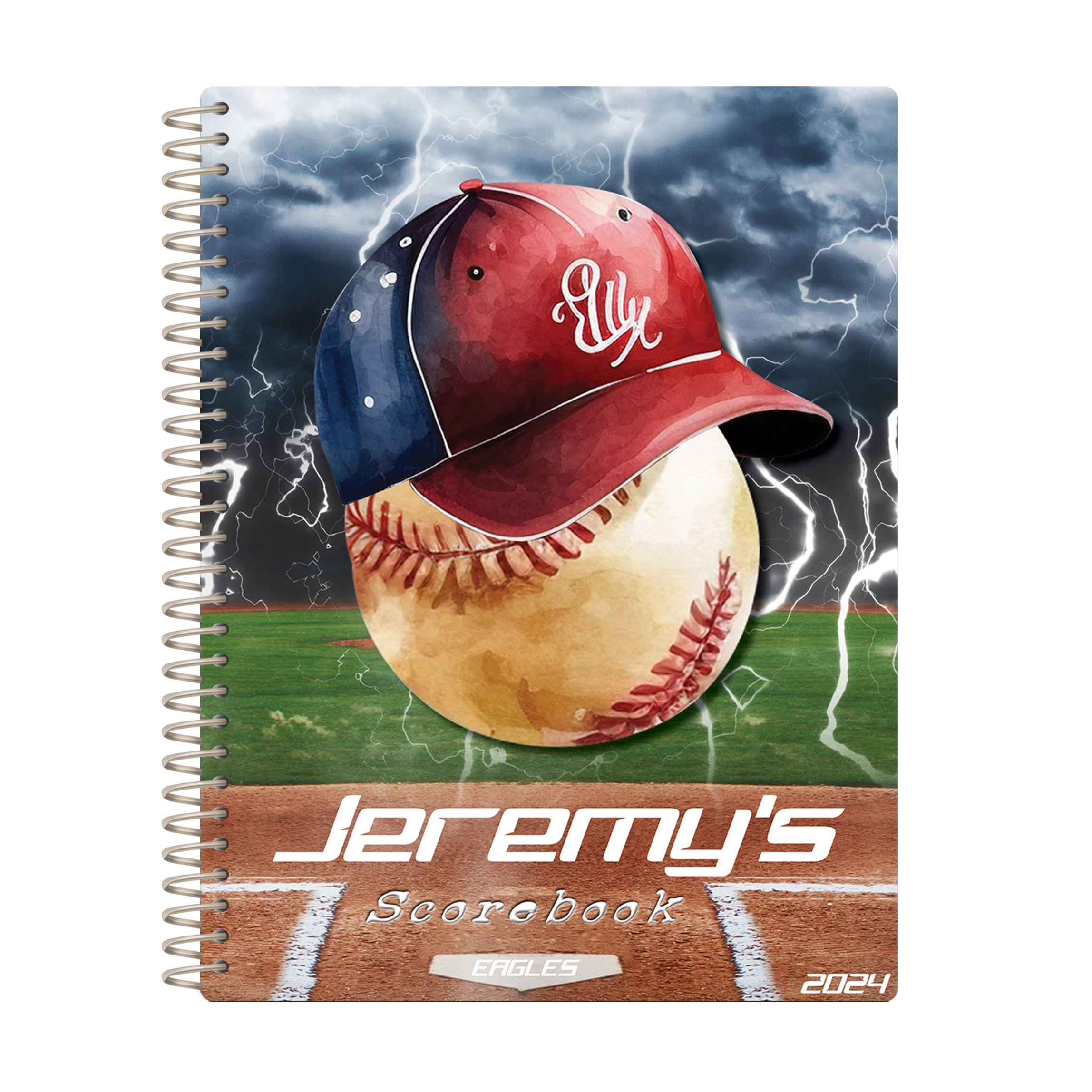 Baseball Scorebook  - ELECTRIC BASEBALL