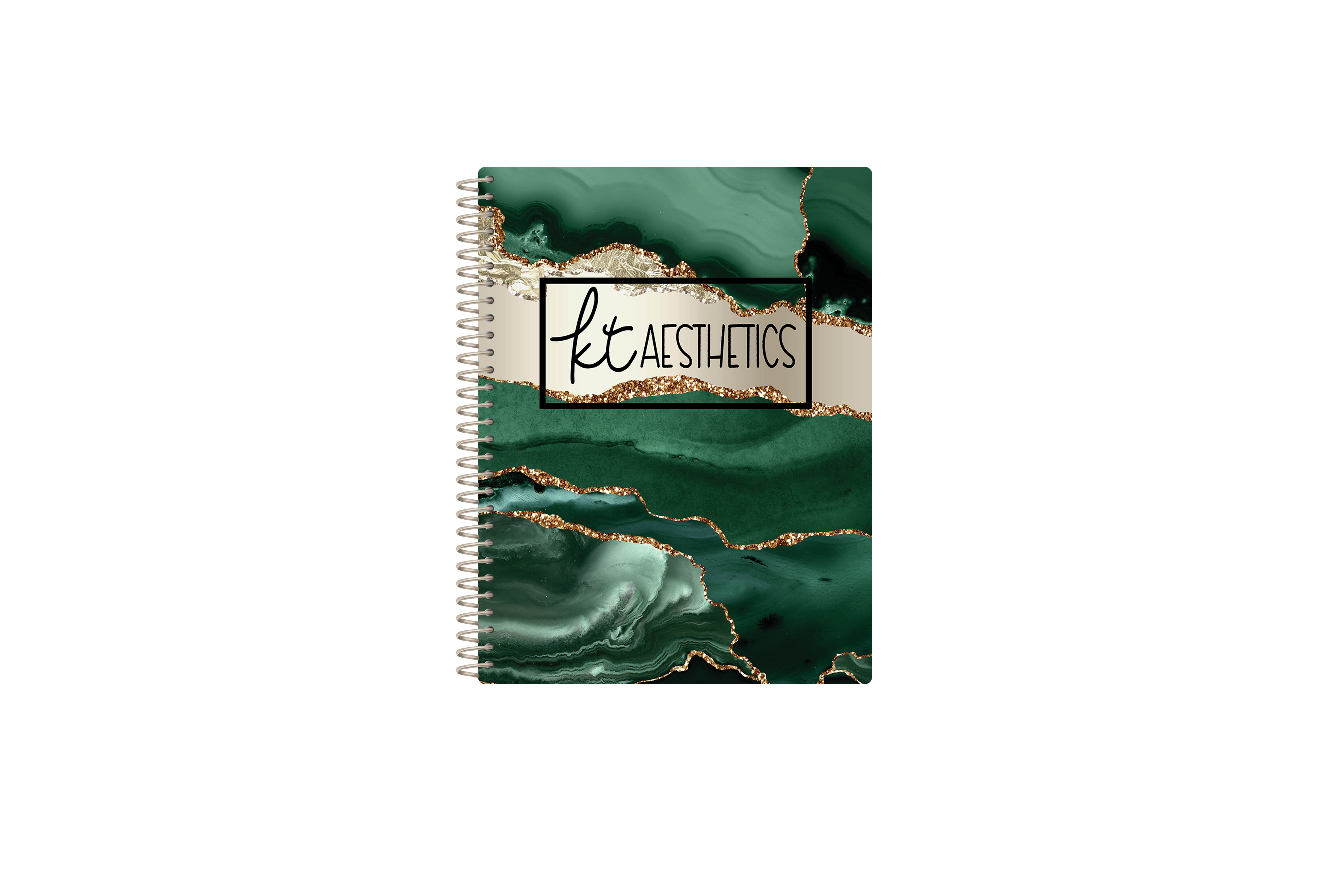 Photography Appointment Book - EMERALD GOLD GLAM