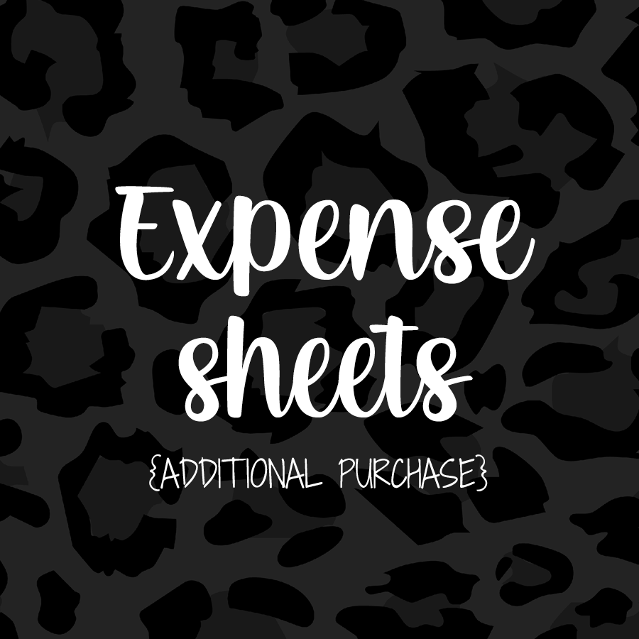 Add On: Expense Sheet