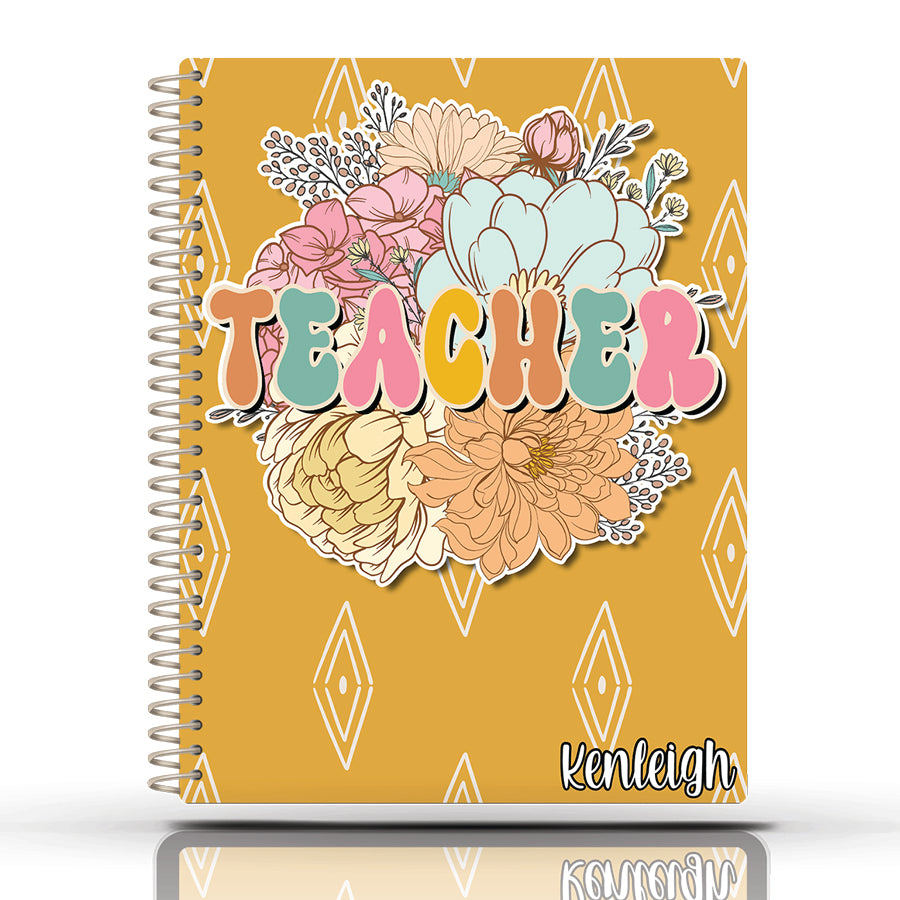 Reading/Writing Teacher Planner -  FLORAL TEACHER