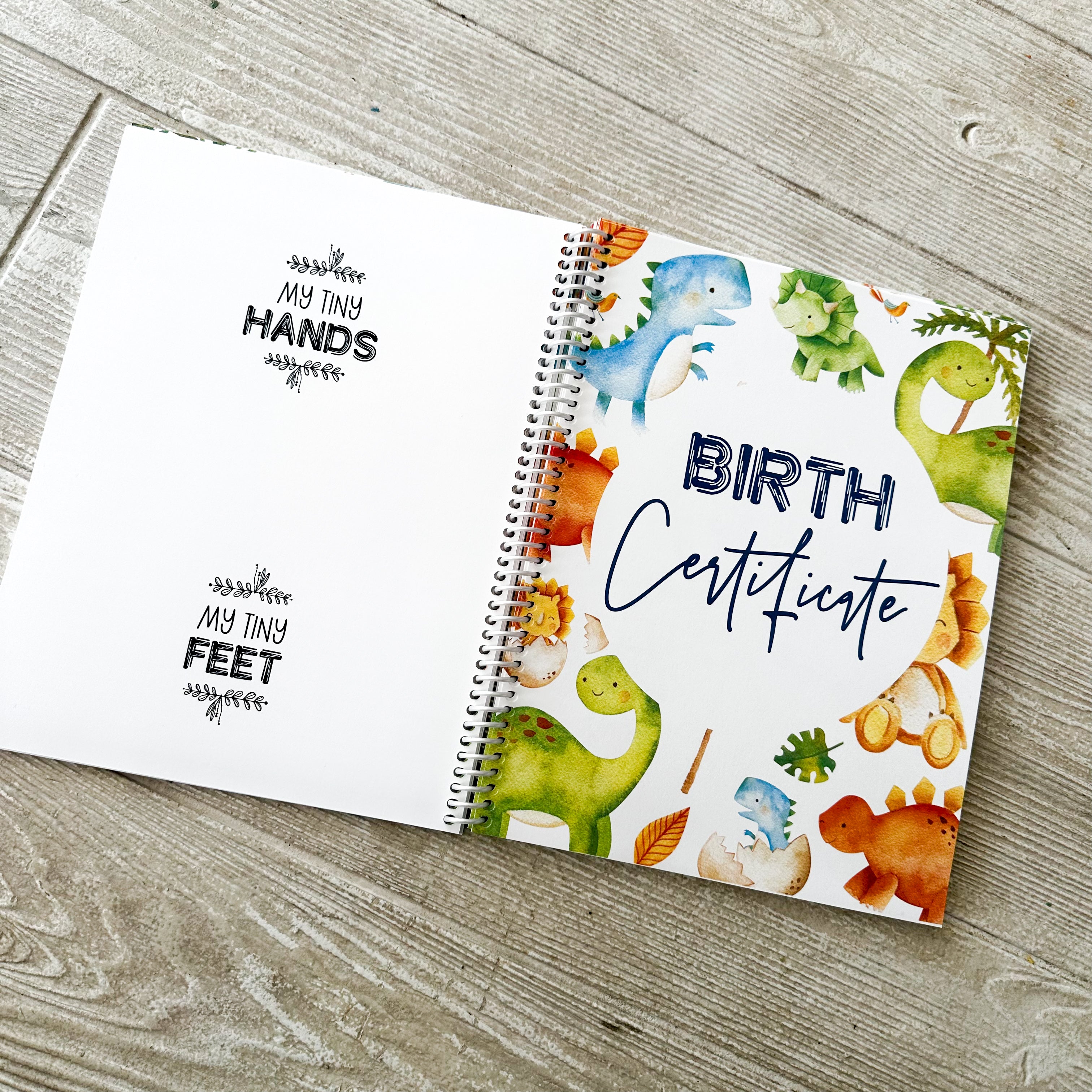 Personalized Baby Book - DINO